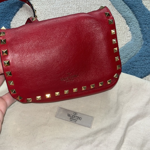 Valentino Rockstud Leather Crossbody Bag - Picture 8 of 9